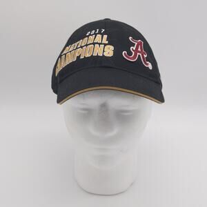 Alabama Crimson Tide Hat Cap Strap Back 2017 National Champions NCAA Football